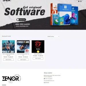(Demo - 3) Gaming TopUp, Visa & Gift Card Selling Website Code | zenor bd | Gaming TopUp Selling Website Code